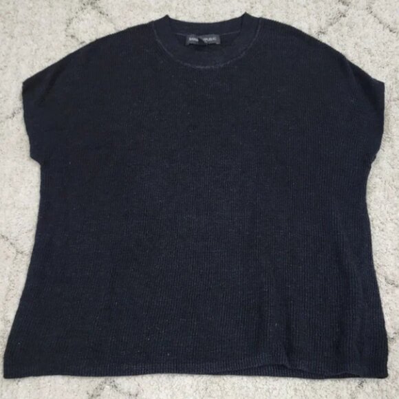 Banana Republic Ribbed Dolman Sweater Women Petite Small Sustainable Linen Blend - Picture 1 of 8